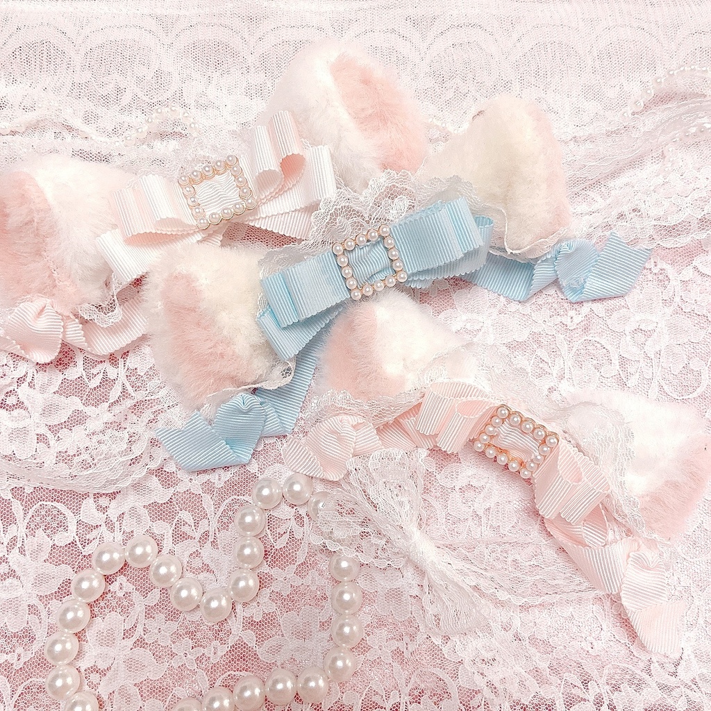 ♡ バックルキャットヘッドドレス