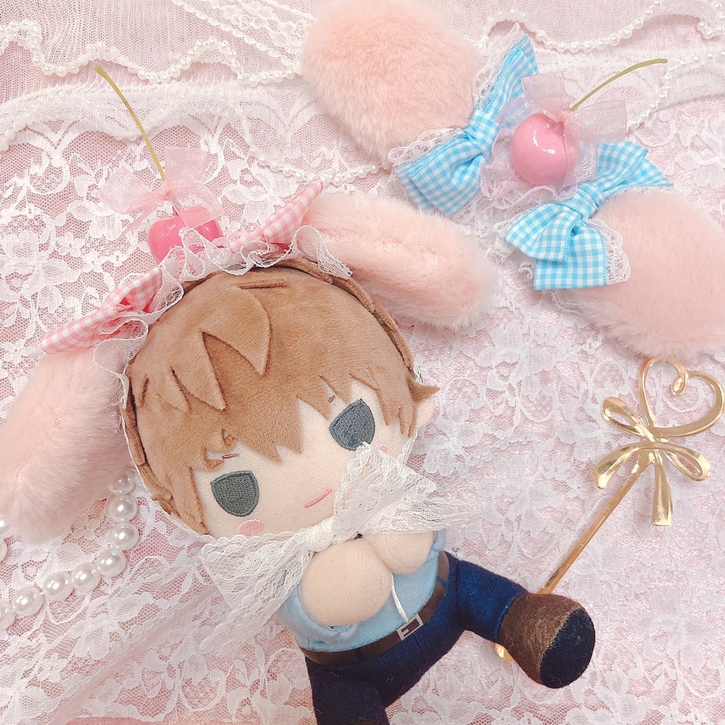 チェリーピンクヘッドドレス