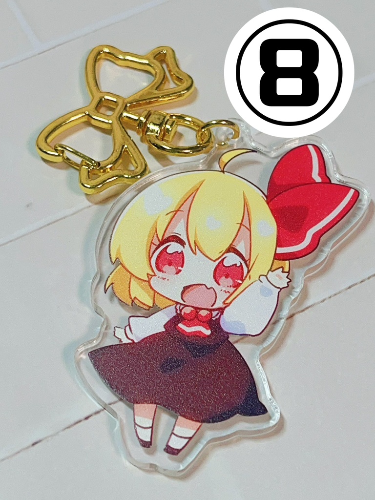 ルーミアアクリルグッズ類