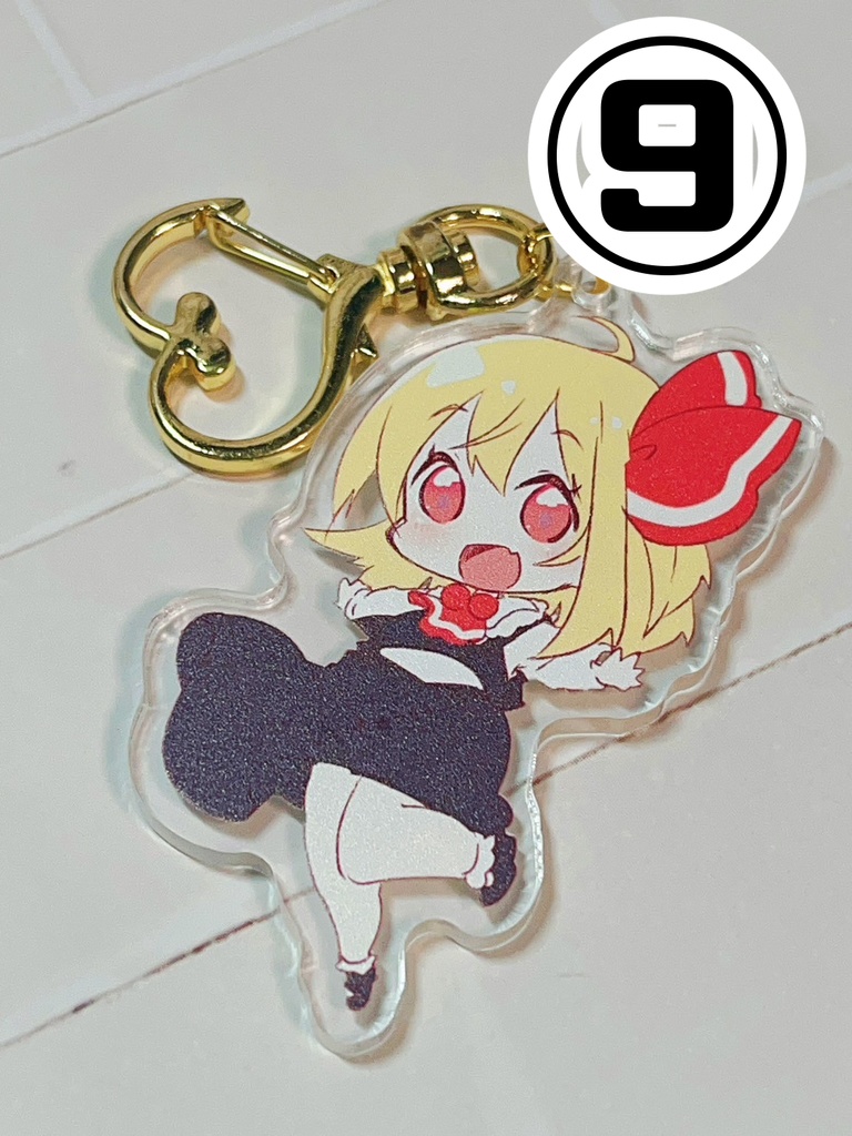 ルーミアアクリルグッズ類