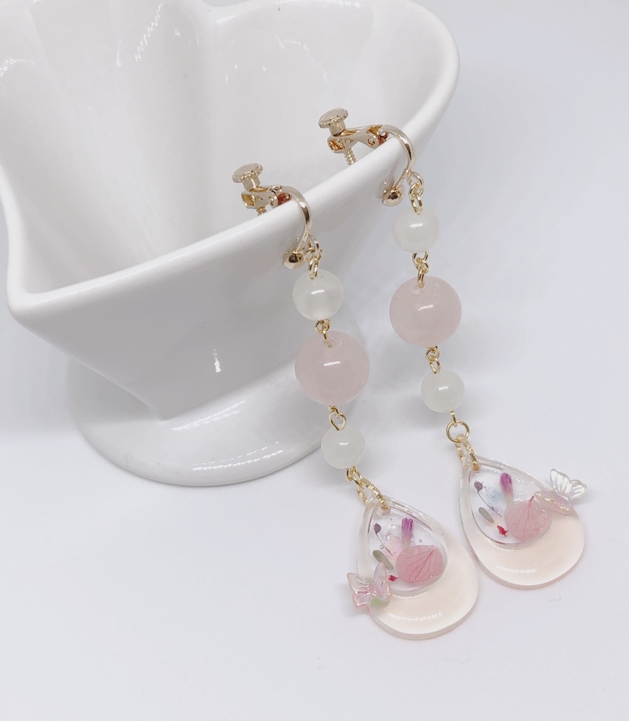 胡蝶カナエモチーフピアス/イヤリング