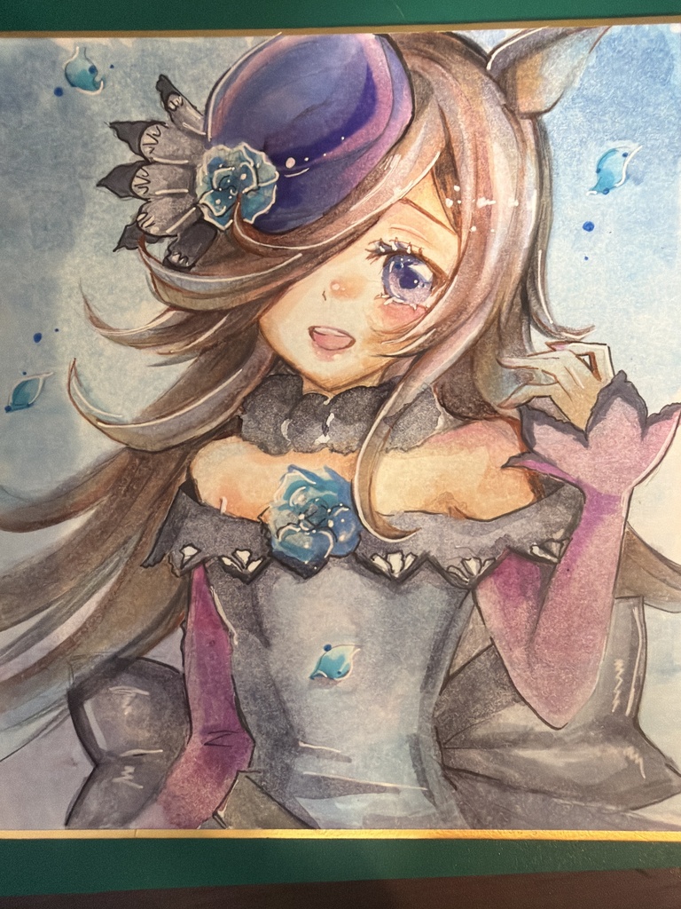 ◆ウマ娘◆ 手描きファンアート ライスシャワー🌹