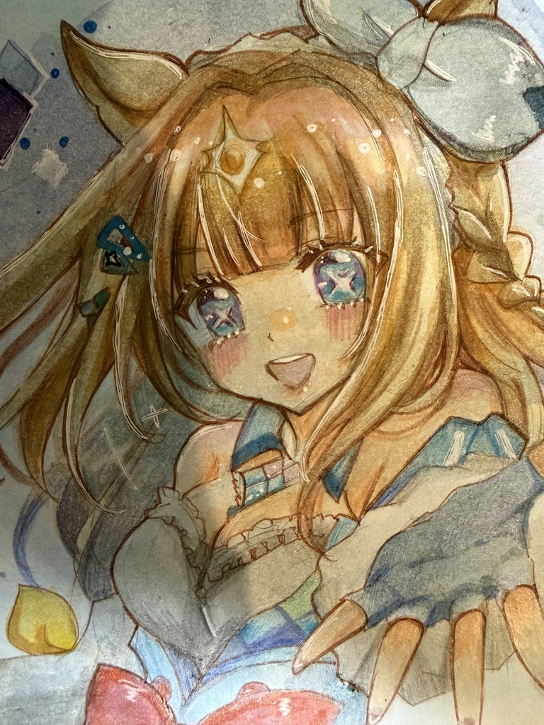 ◆ウマ娘◆ 手描きファンアート アーモンドアイ✨️