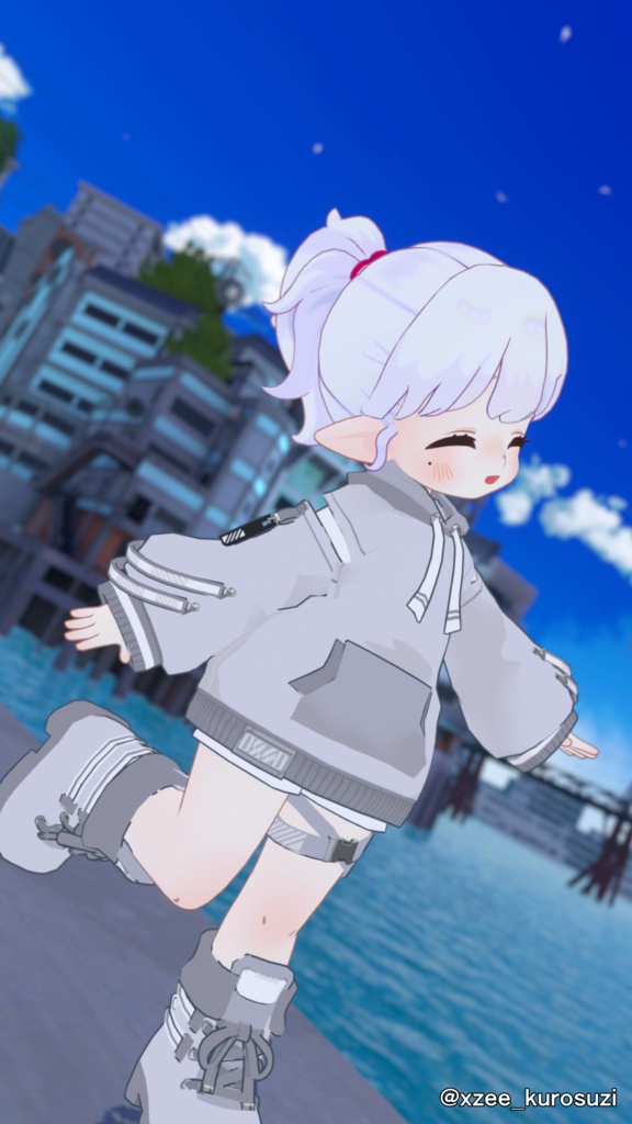 ちょろみみアップヘア【髪型2種】