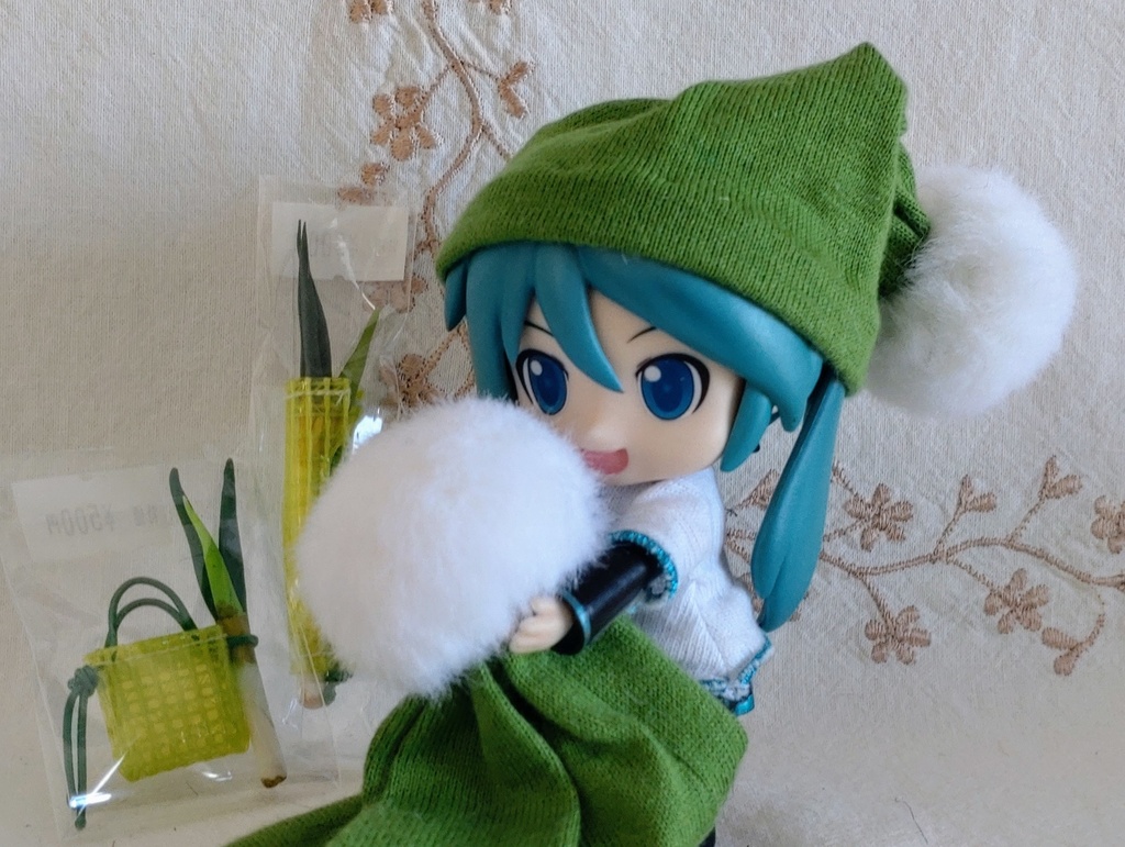 「ダヨちゃんに捧ぐ ネギバッグ」2種&ネギボウズ帽子