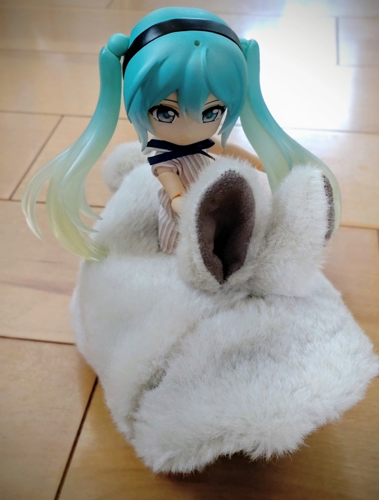 【made in rabbit field】ねんどろいどどーるサイズ&オビツろいど対応『きゃりぐるみ』🐾本革製ストラップ付