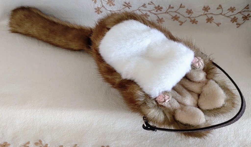 【made in rabbit field】ねんどろいどどーるサイズ&オビツろいど対応『きゃりぐるみ』🐾本革製ストラップ付