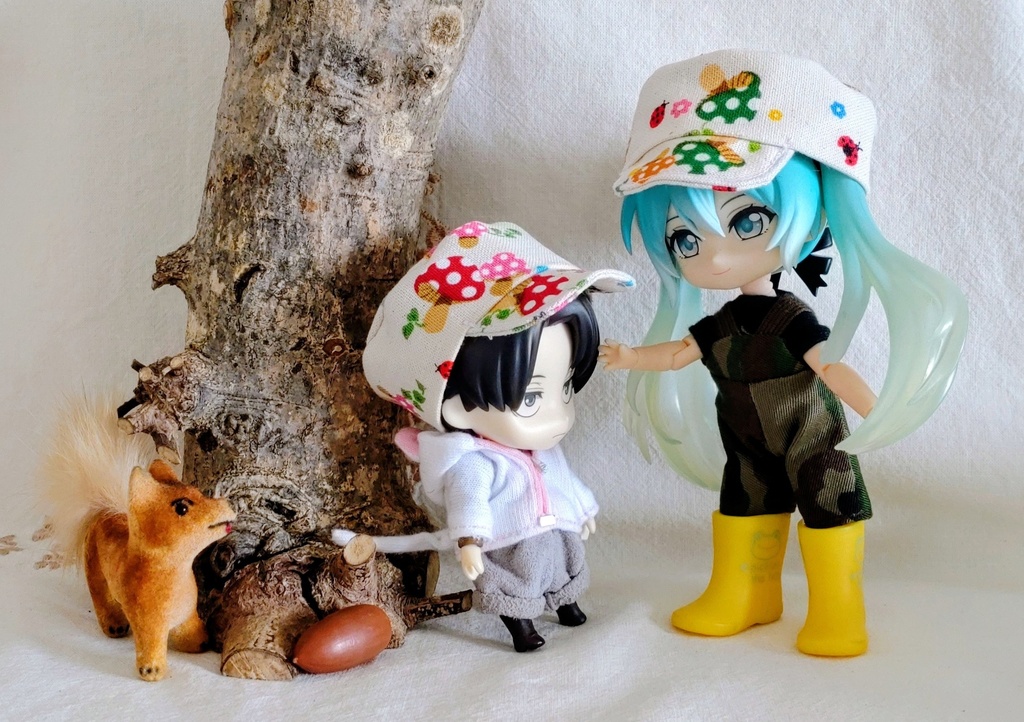 【made in rabbit field】秋のねんどろ帽子(ねんどーる・オビツろいど対応)