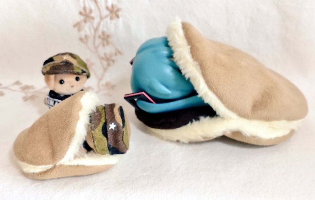 【made in rabbit field】ねんどろ&ねんどーる小物❋ねんねこどら焼き