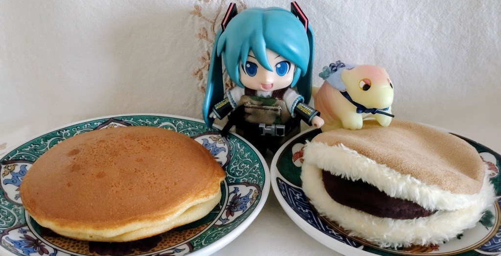 【made in rabbit field】ねんどろ&ねんどーる小物❋ねんねこどら焼き