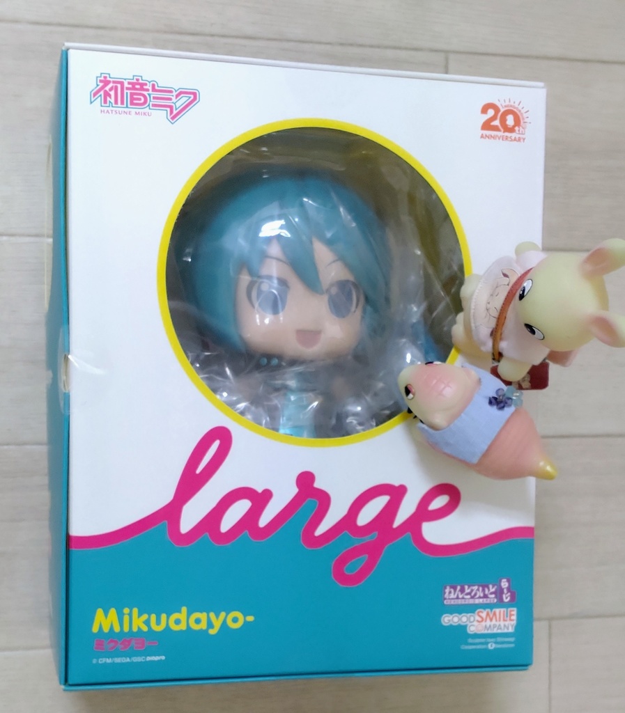 【made in rabbit field】ねんどろらーじコスチューム*「ミク」「ダヨー」刺繍Tシャツ