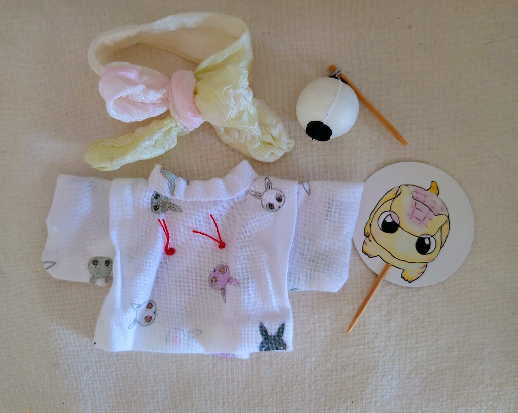 アフターイベント🌻WF夏限定ねんどろコスチューム*「ミク」「ダヨー」リバーシブルキラキラ刺繍Tシャツ&ノーマル3着セットとラビゆかた