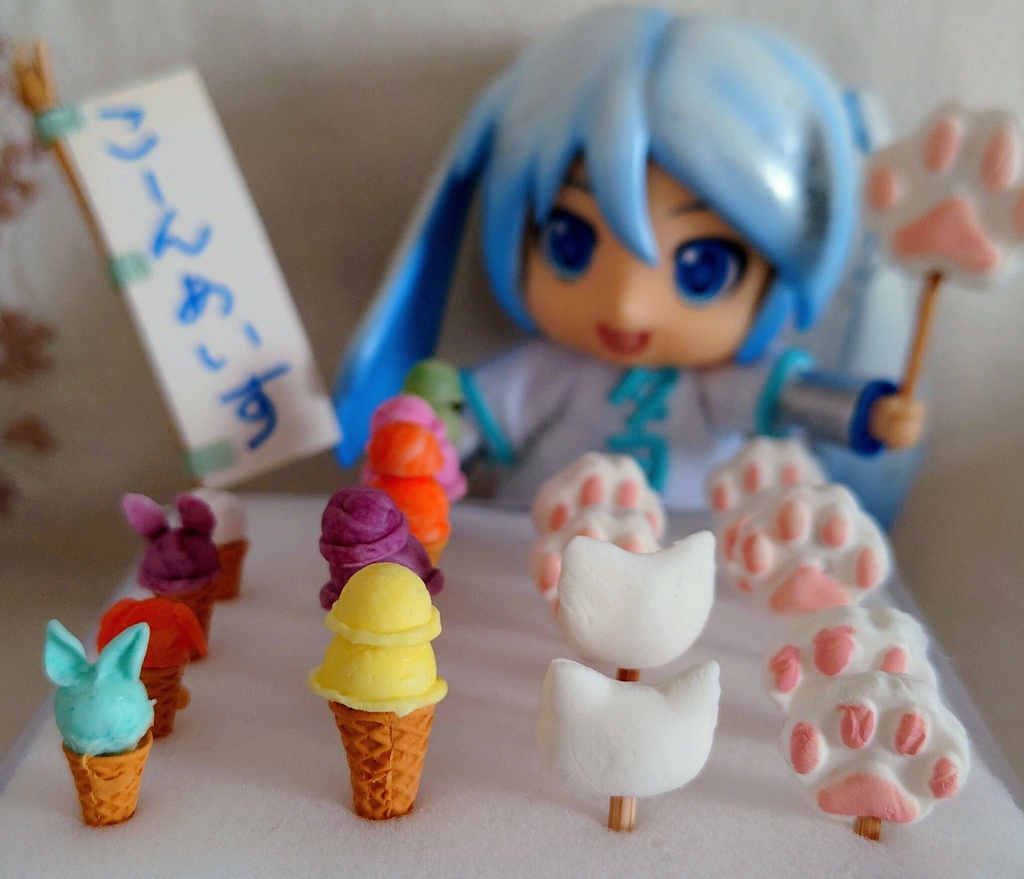 ねんどろ小物/夏のオイシイ&行燈
