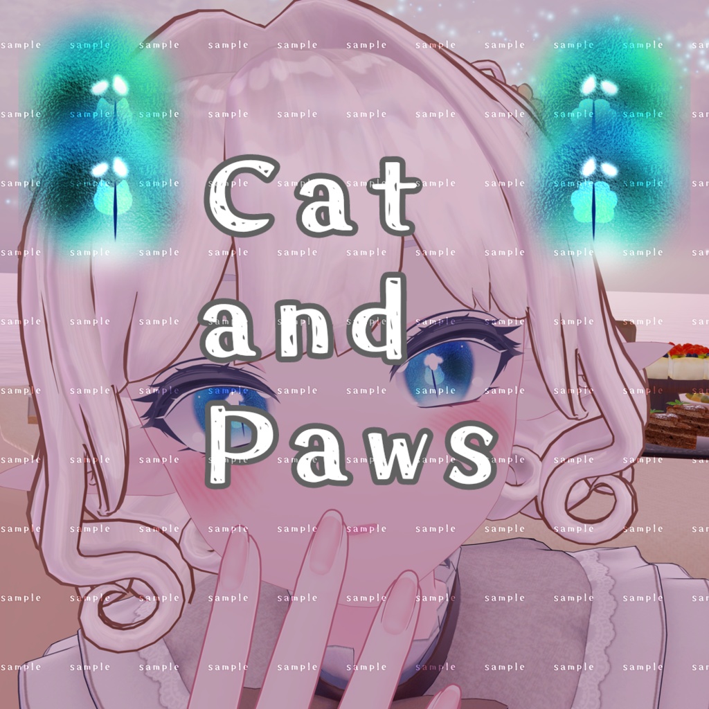 【瑞希ちゃん専用】Cat and Paws_Mizuki Eye texture 16 color