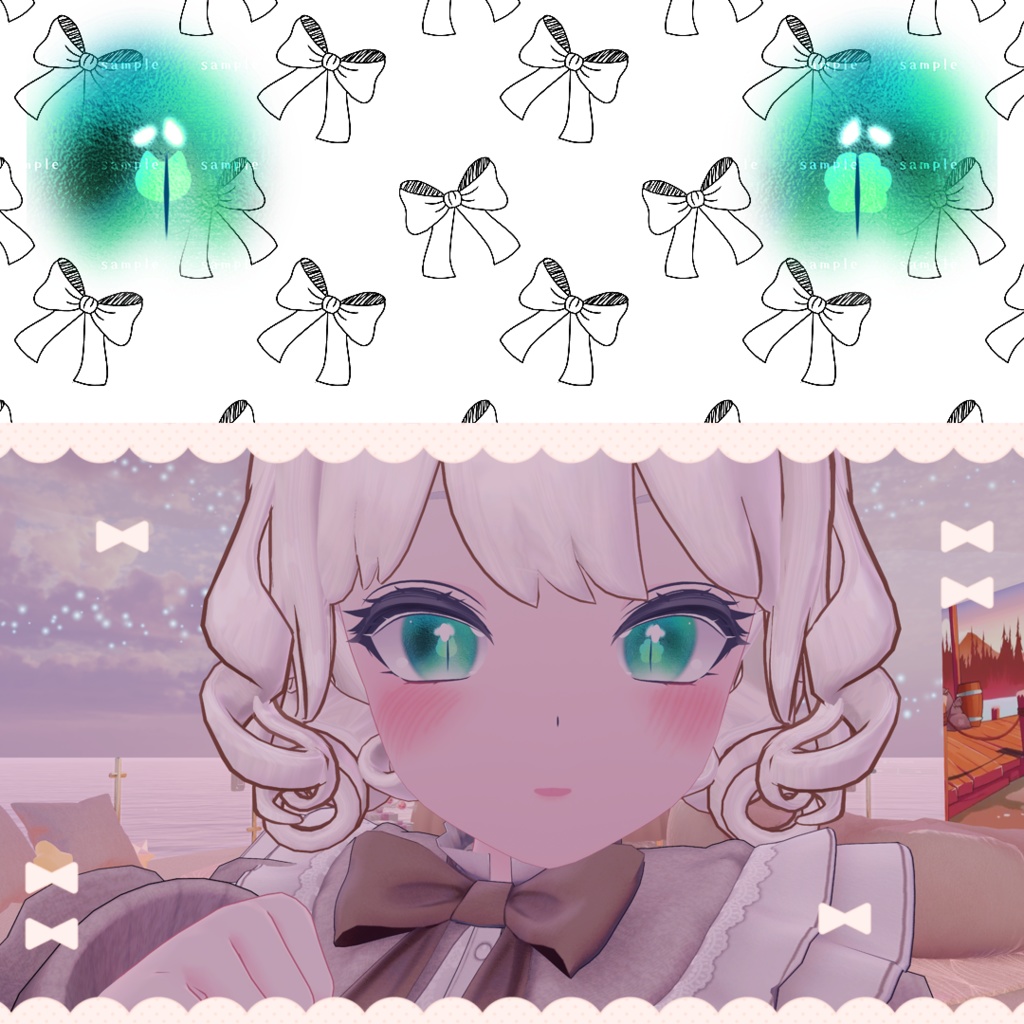 【瑞希ちゃん専用】Cat and Paws_Mizuki Eye texture 16 color