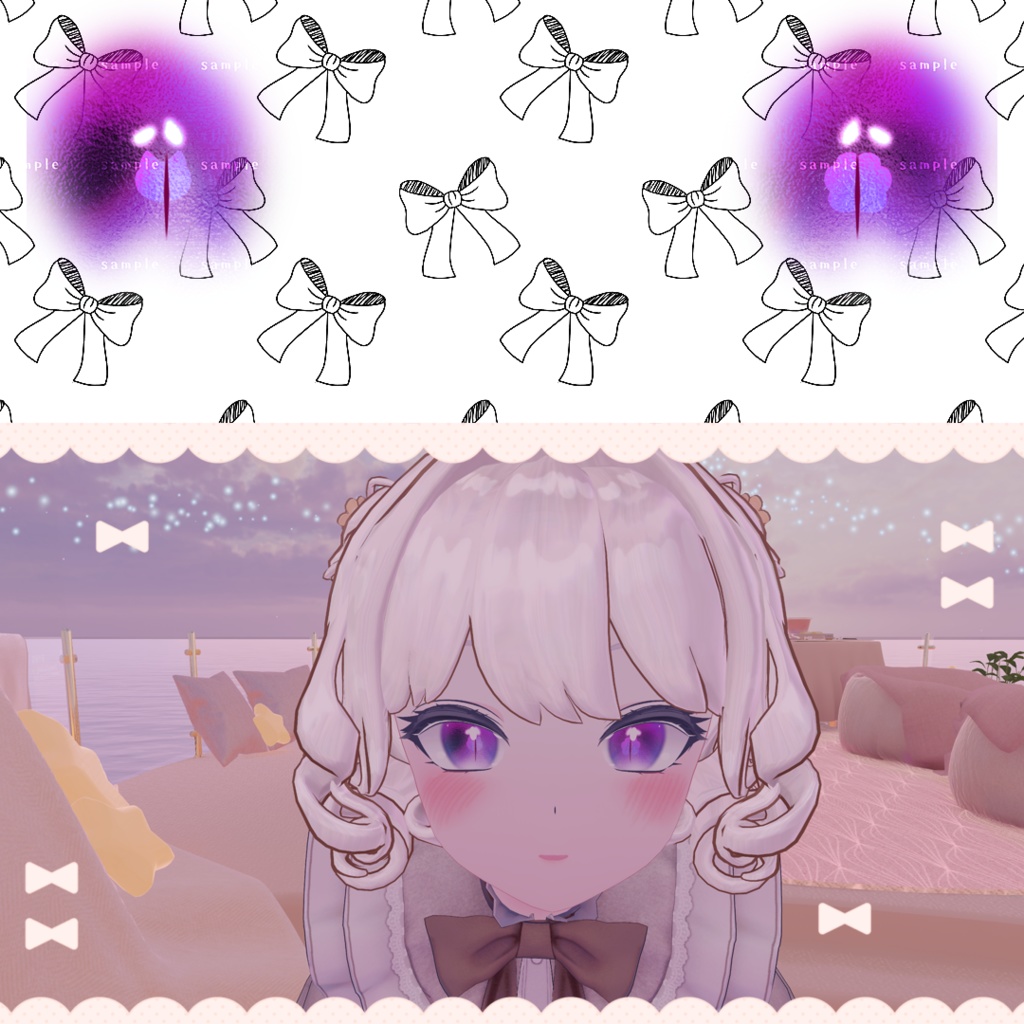 【瑞希ちゃん専用】Cat and Paws_Mizuki Eye texture 16 color