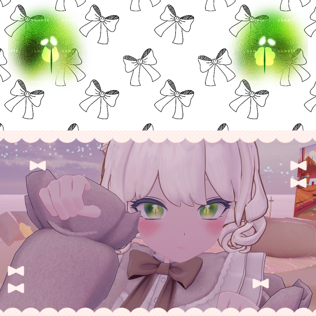 【瑞希ちゃん専用】Cat and Paws_Mizuki Eye texture 16 color