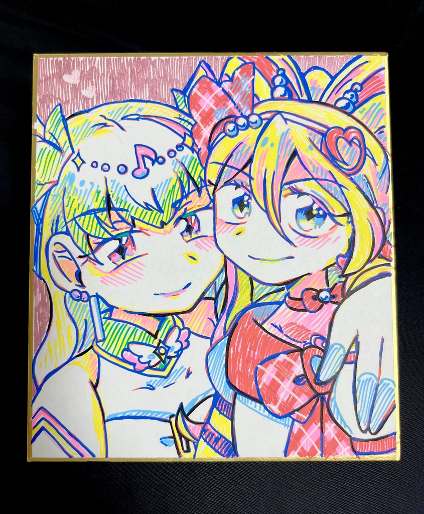 ズキュアイミニ色紙