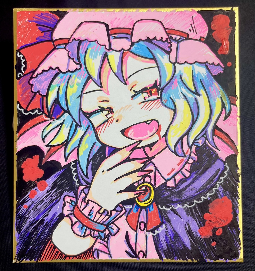 レミリアミニ色紙