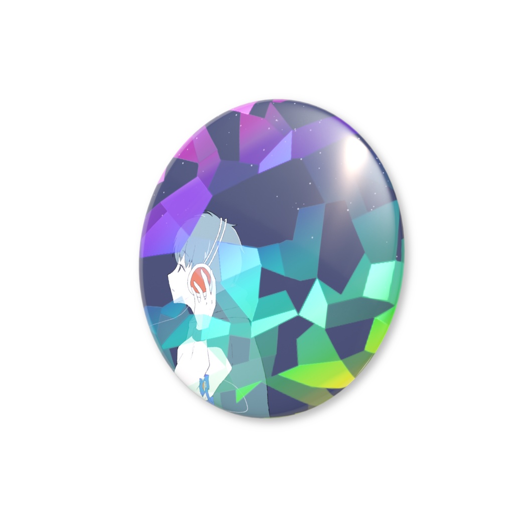 insomnia ホログラム缶バッジ