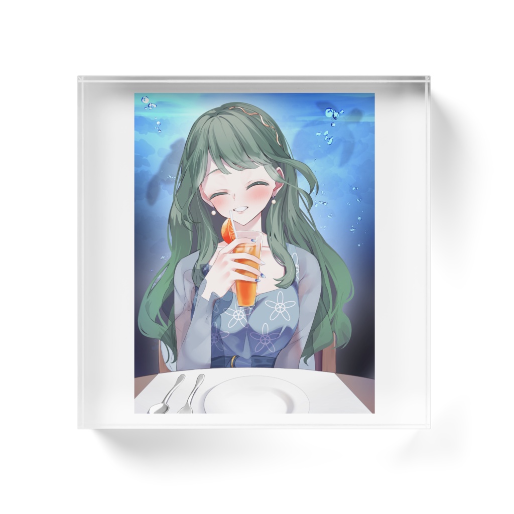 【1周年記念イラスト】アクリルブロック