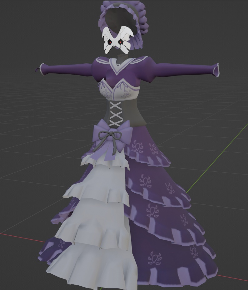 Limbus Company 림버스 컴퍼니 Dulcinea Mask and Dress Outfit