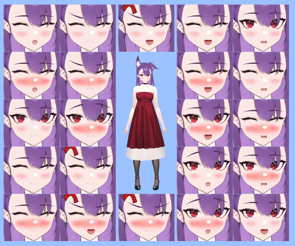 立ち絵(少女)表情22種 #01