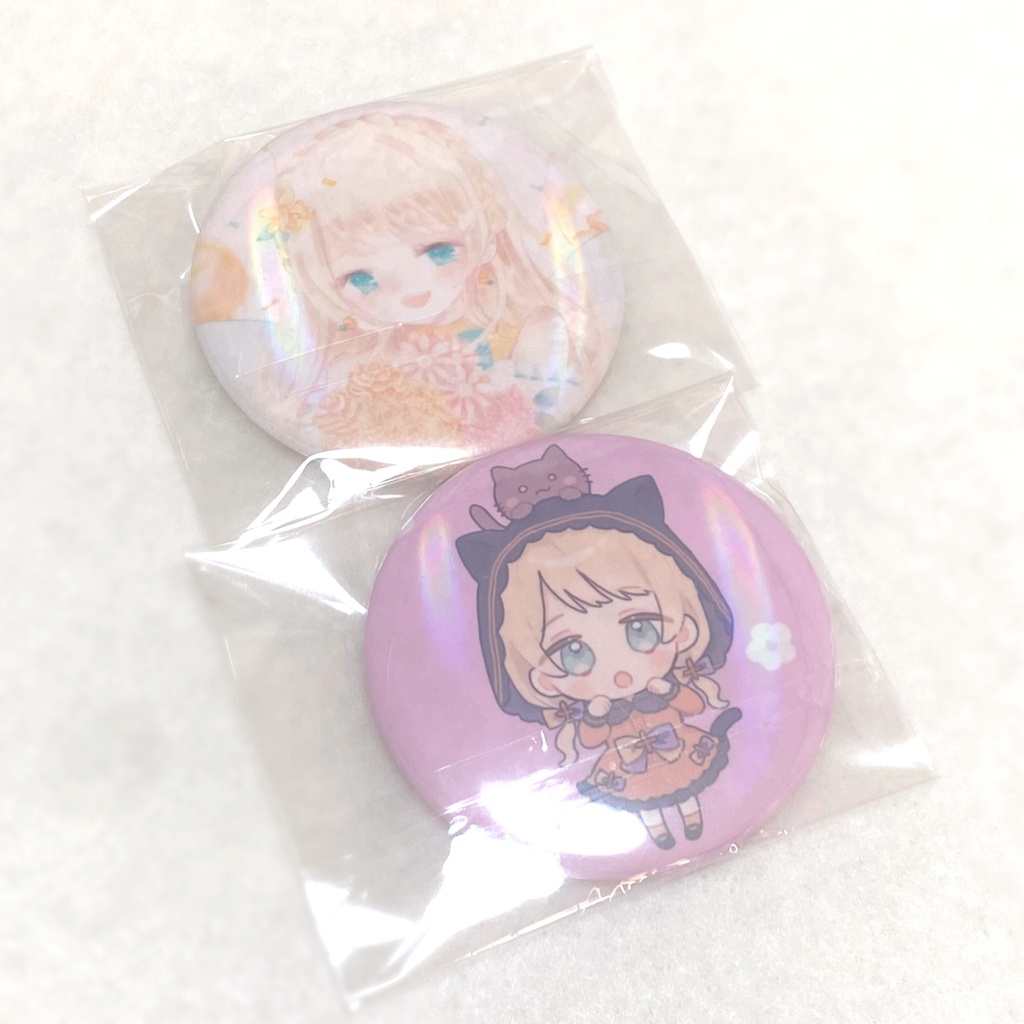 【ハロウィンセット②】缶バッジ2種類&DECOチョコ【限定1点】