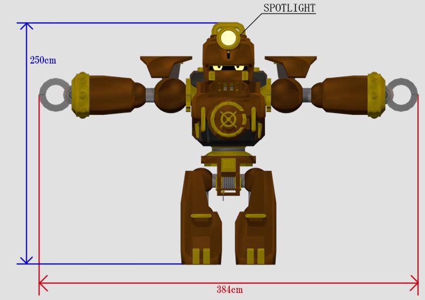 【オリジナル3Dモデル】STEAM AUTOMATON -GOUKI- 蒸気自動人形-豪汽-