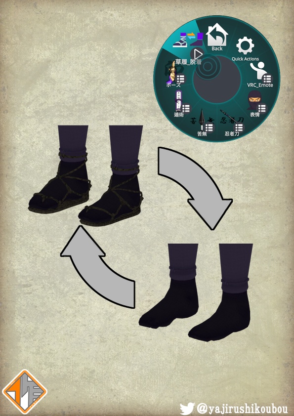 【オリジナル3Dモデル】VR忍者