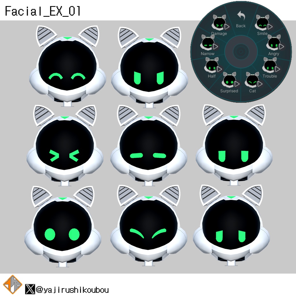 【オリジナル3Dモデル】GYN_Y-002_NĪKO