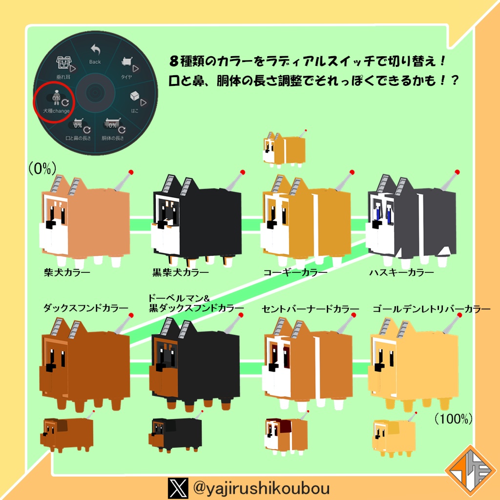 【オリジナル3Dモデル】はこいぬ