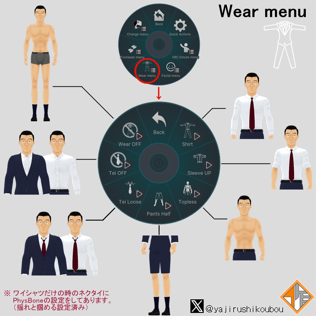 【オリジナル3Dモデル】VRおじさん