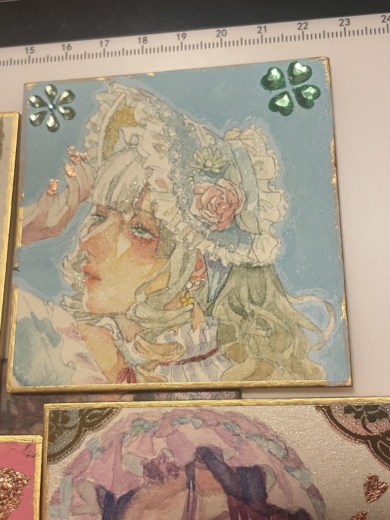 ✨️ミニ色紙シリーズ✨️「燦然」