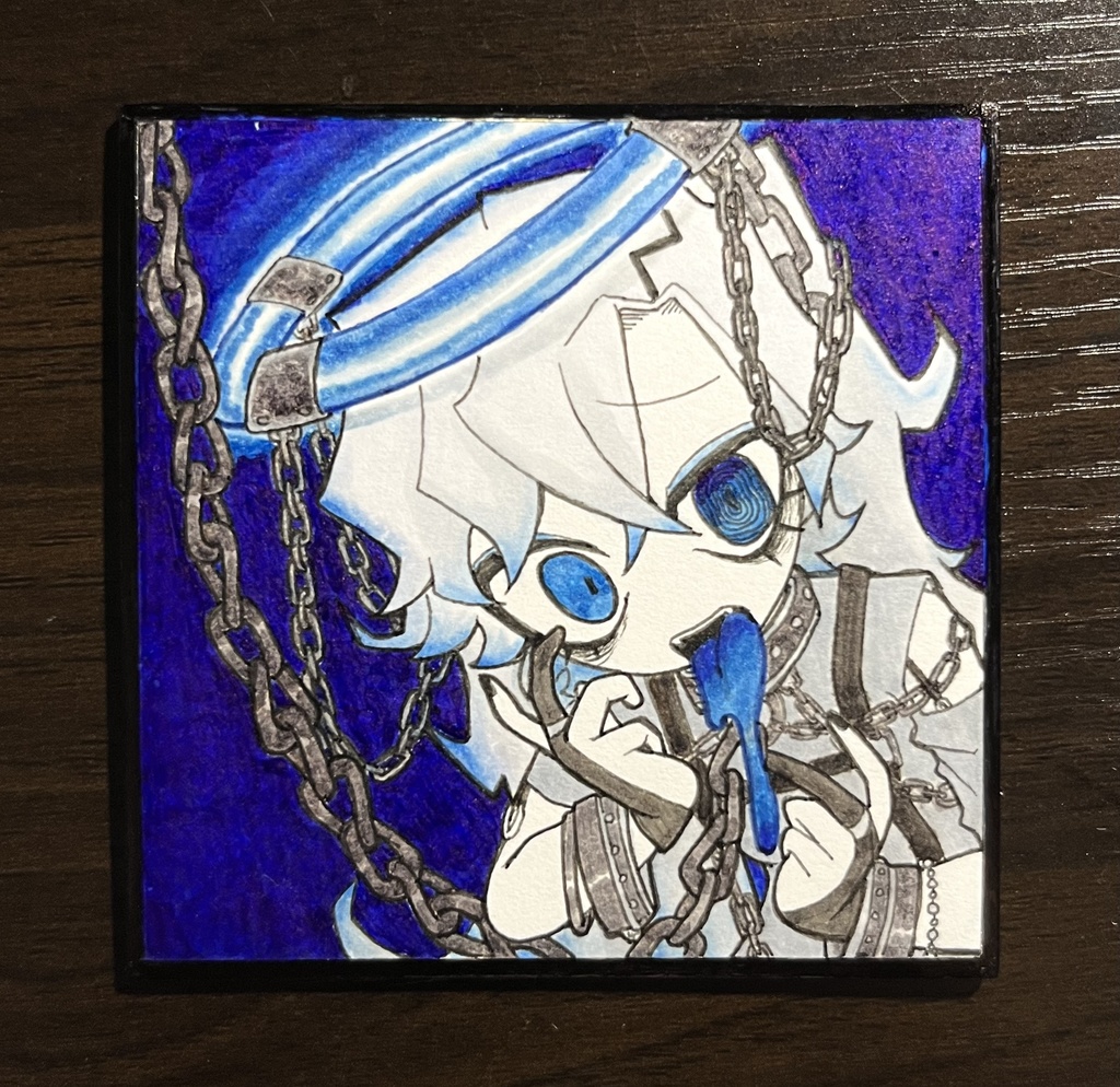 ミニ色紙原画 【Chains】