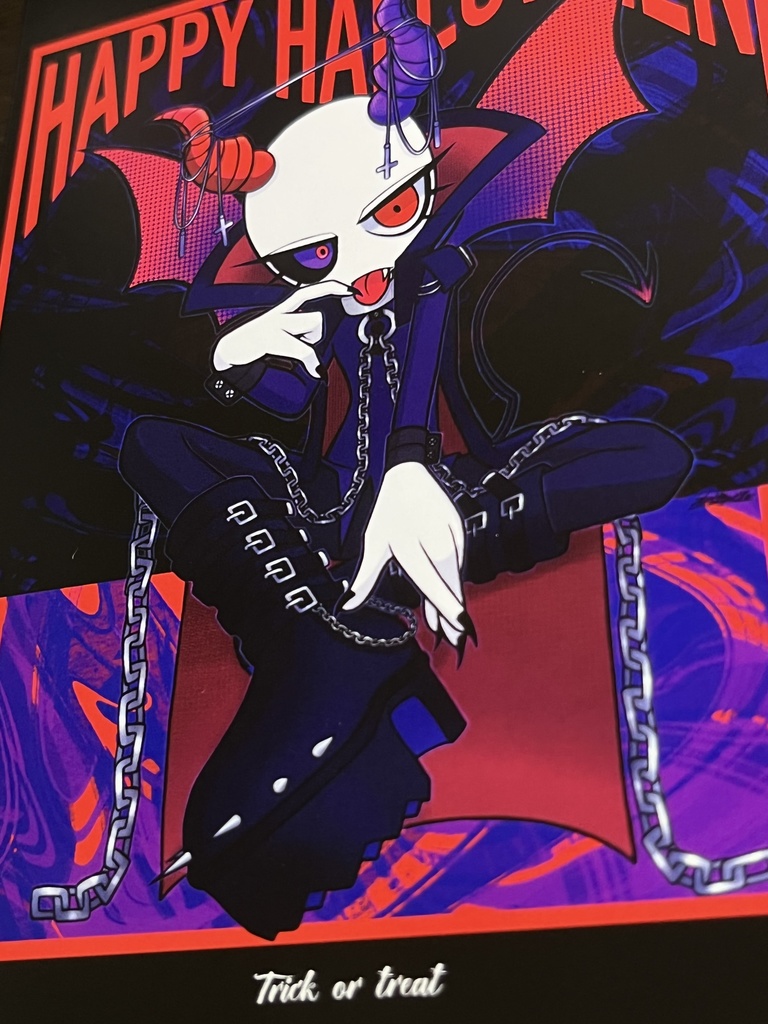 HALLOWEEN NEON ポストカード