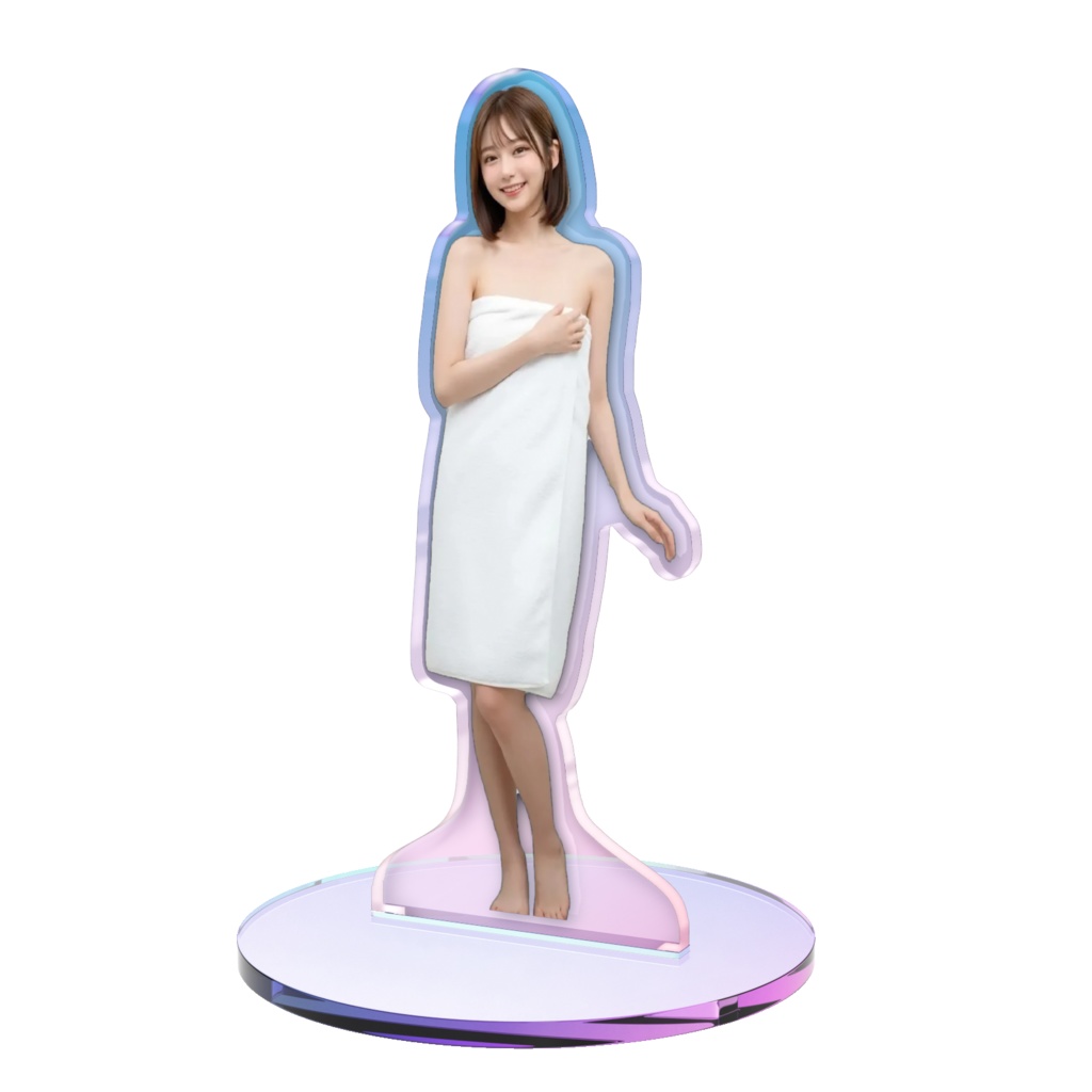 サリのオーロラアクリルスタンド(入浴ver)