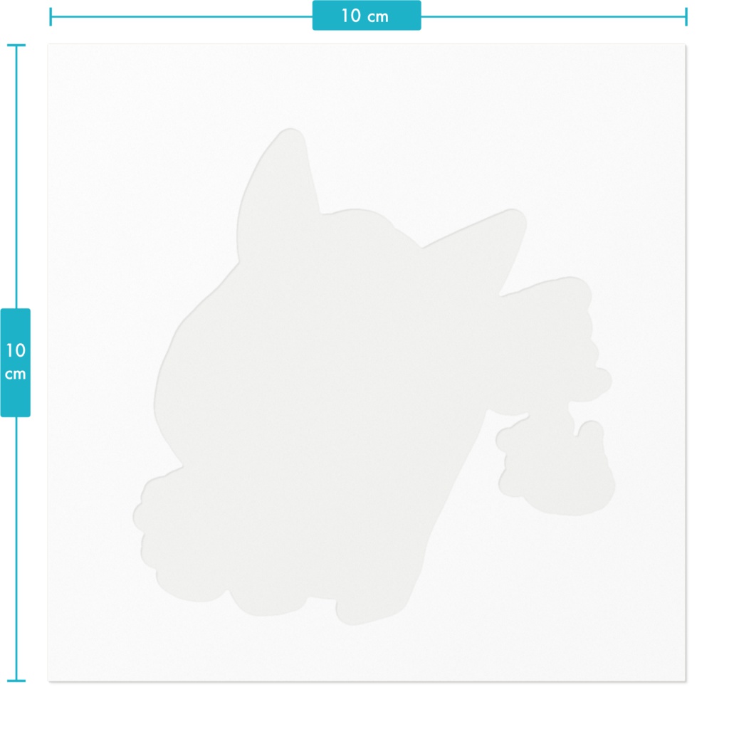 栗毛ステッカー