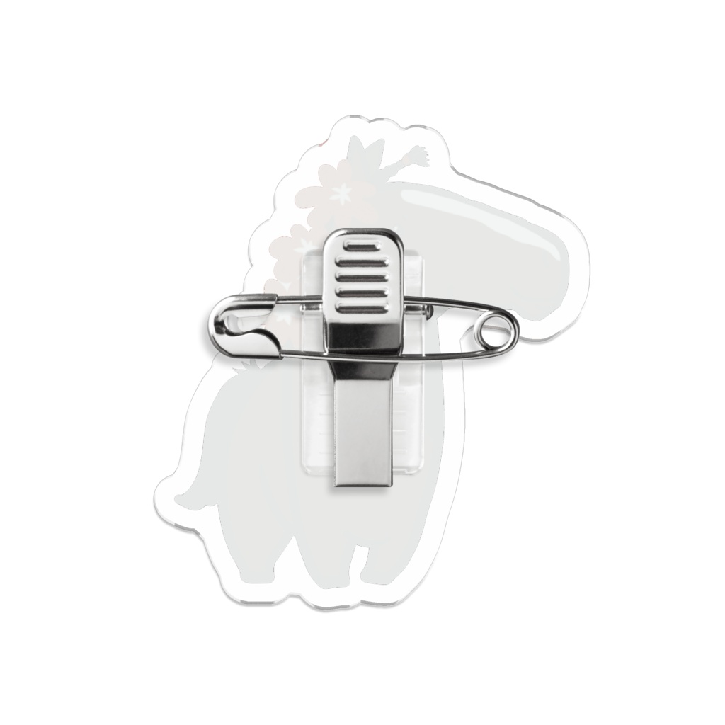 重種馬アクリルバッジ