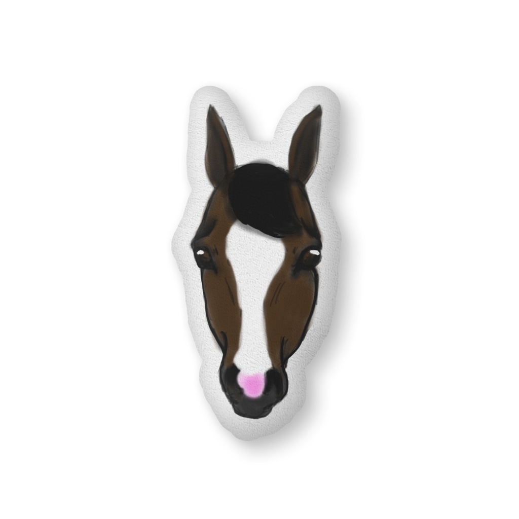 ウマフェイスクッション