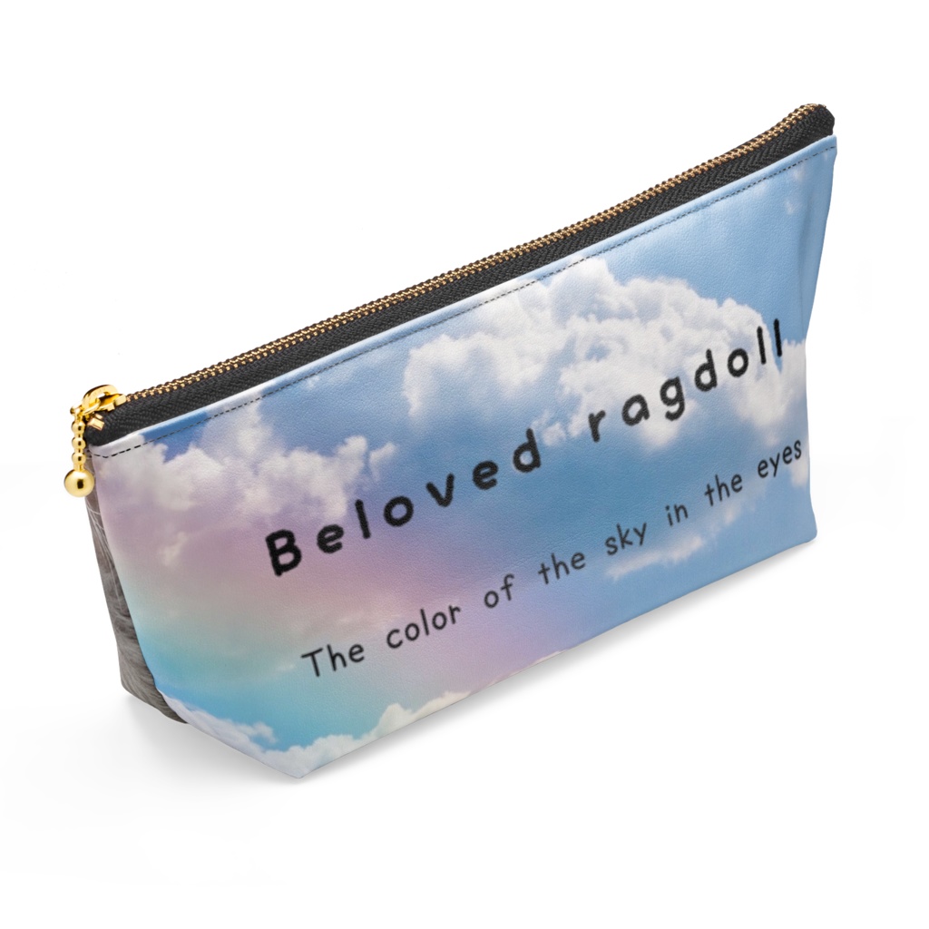 ポーチ - 長さ21.5cm / 高さ10cm - ラグドール