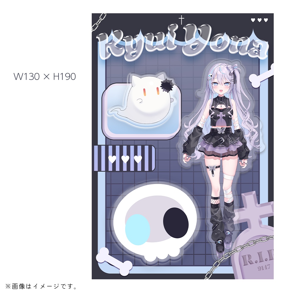 【常設】立ち絵 缶バッジ&アクスタプレート【通常衣装】