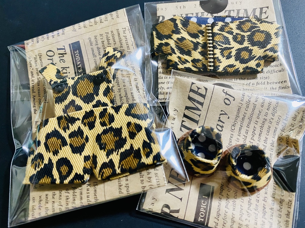 ヒョウ柄3点セット