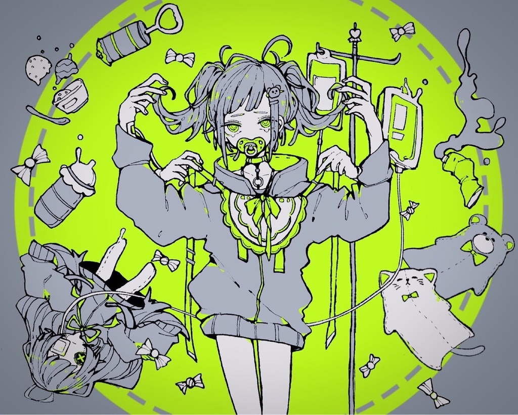 ポストカード(green)