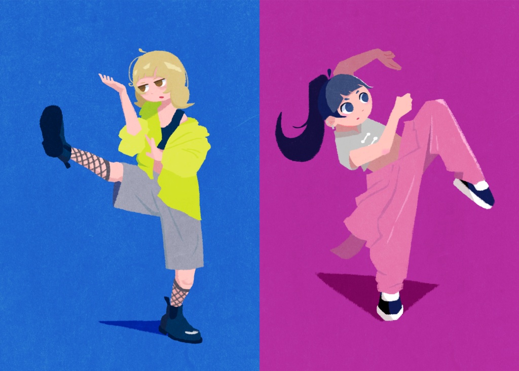 カンフーガールポストカード【全2種】