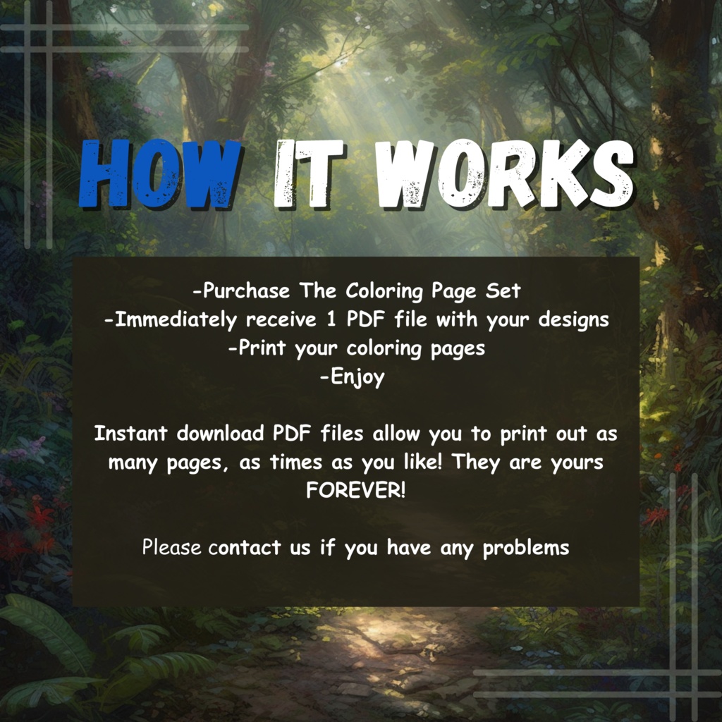 ファンタジー アドベンチャー: ファンタジー ページ付きのクリエイティブ ライン アートぬりえブック、リラクゼーションのための大人のぬりえブック (セット 1) | *インスタントダウンロード*