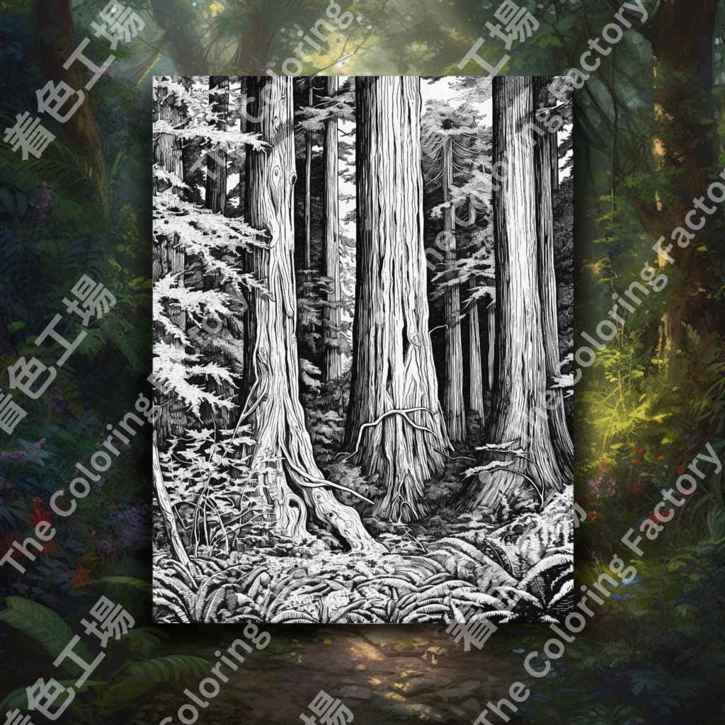 ユネスコ世界遺産のぬり絵 |大人のリラクゼーションセラピーのデジタルダウンロード