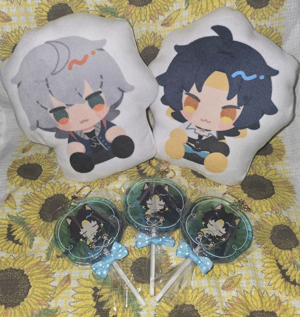 ミニクッション&キャンディーチャーム