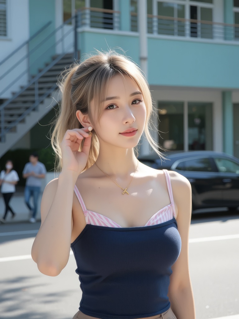 ✨撮影前のちょっとした変化.日差しに映えるアッシュブロンド✨