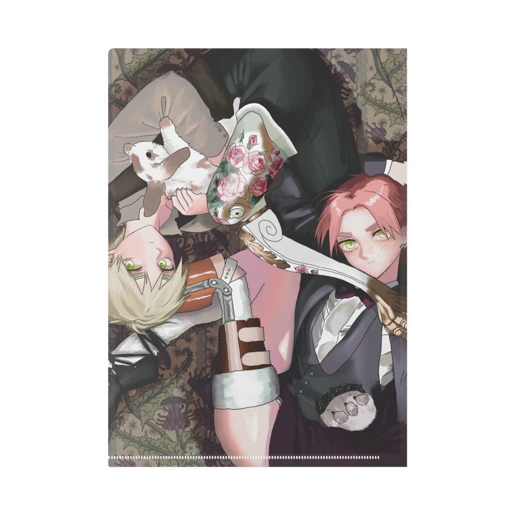 むちむち太ももアートクリアファイル